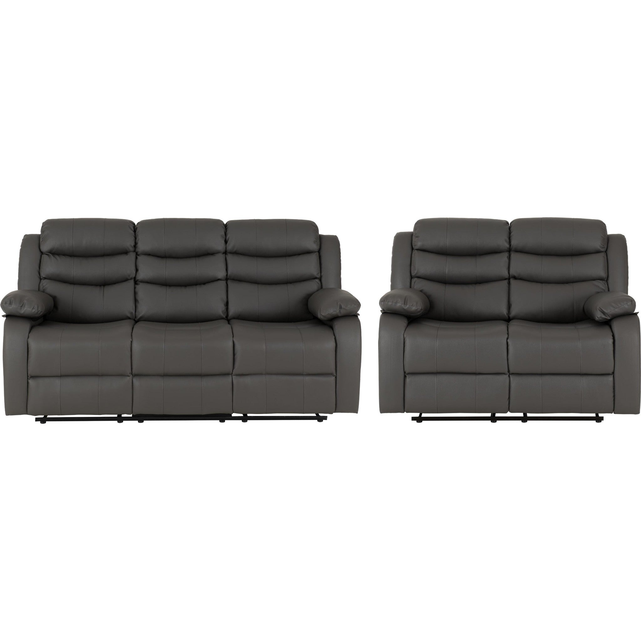 Roma 3+2 Suite - Grey Pu