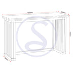 Richmond Foldaway Dining Set X2 Stools - Oak Varnish