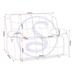 Roma 3+2 Suite - Grey Pu