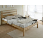 Santana 4'6" Bed - Light Oak/Rattan Effect