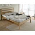 Santana 5' Bed - Light Oak/Rattan Effect