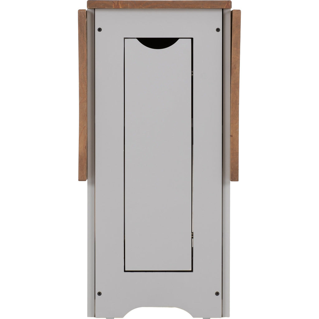 Santos Butterfly Dining Set X4 Chairs - Grey Slate/Distressed Waxed Pine