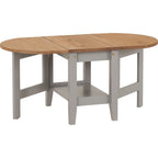Santos Drop Leaf Coffee Table - Grey Slate/Distressed Waxed Pine