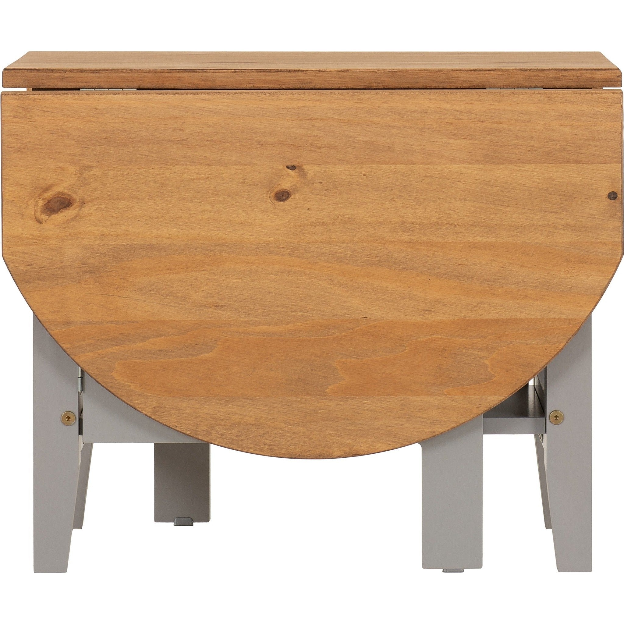 Santos Drop Leaf Coffee Table - Grey Slate/Distressed Waxed Pine