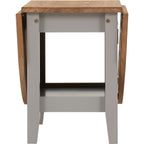 Santos Drop Leaf Coffee Table - Grey Slate/Distressed Waxed Pine