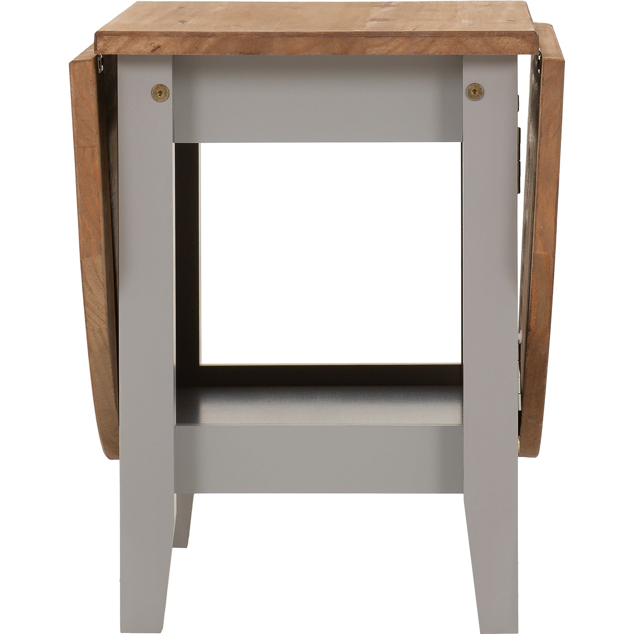 Santos Drop Leaf Coffee Table - Grey Slate/Distressed Waxed Pine