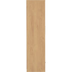 Seville 2 Door 1 Drawer Wardrobe - Grey Gloss/Light Oak Effect Veneer