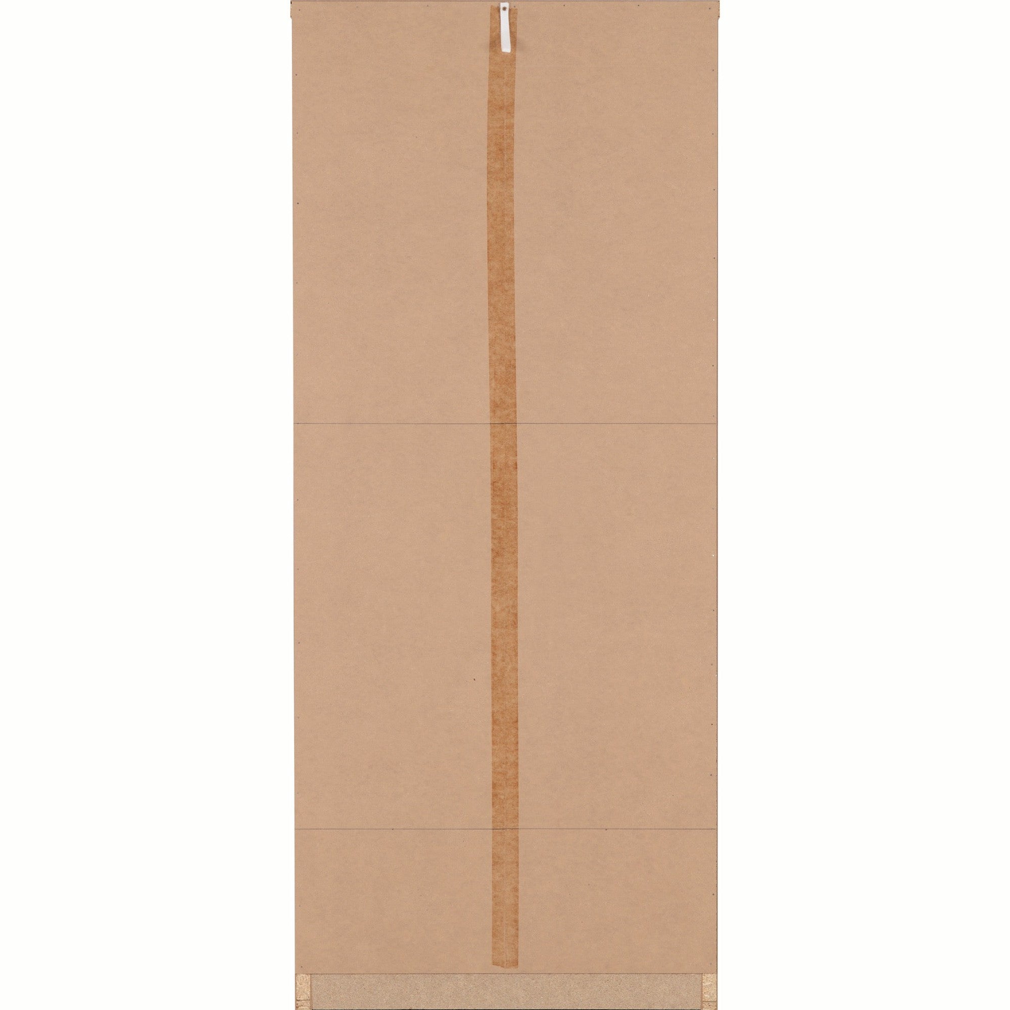 Seville 2 Door 1 Drawer Wardrobe - Grey Gloss/Light Oak Effect Veneer
