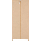 Seville 2 Door Wardrobe - Grey Gloss/Light Oak Effect Veneer