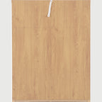 Seville 3+2 Drawer Chest - White Gloss/Light Oak Effect Veneer