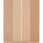 Seville 4 Door 2 Drawer Wardrobe - Grey Gloss/Light Oak Effect Veneer