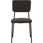 Sheldon Dining Chair X4 Per Box - Grey Boucle Fabric