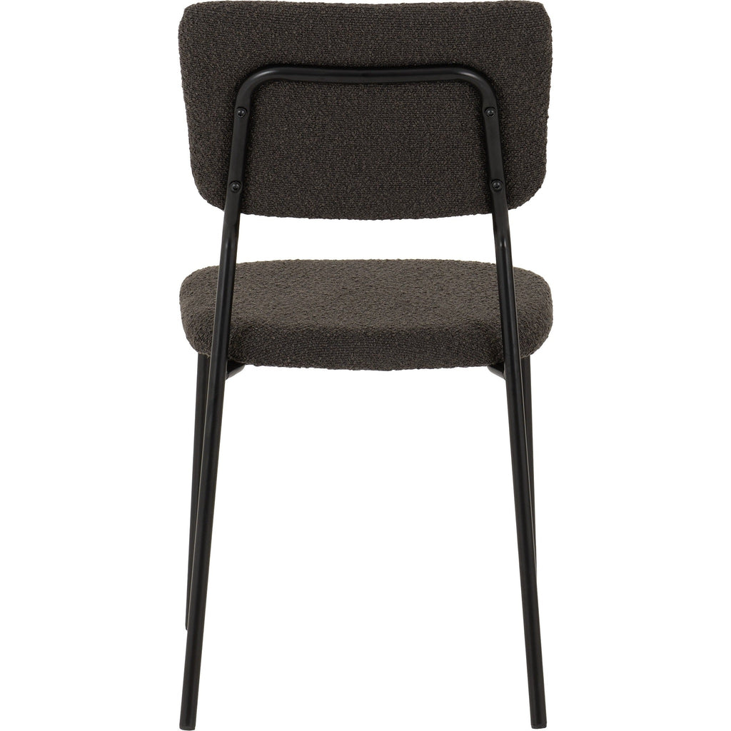 Sheldon Dining Chair X4 Per Box - Grey Boucle Fabric