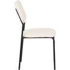 Sheldon Dining Chair X4 Per Box - Ivory Boucle Fabric