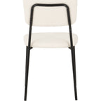Sheldon Dining Chair X4 Per Box - Ivory Boucle Fabric