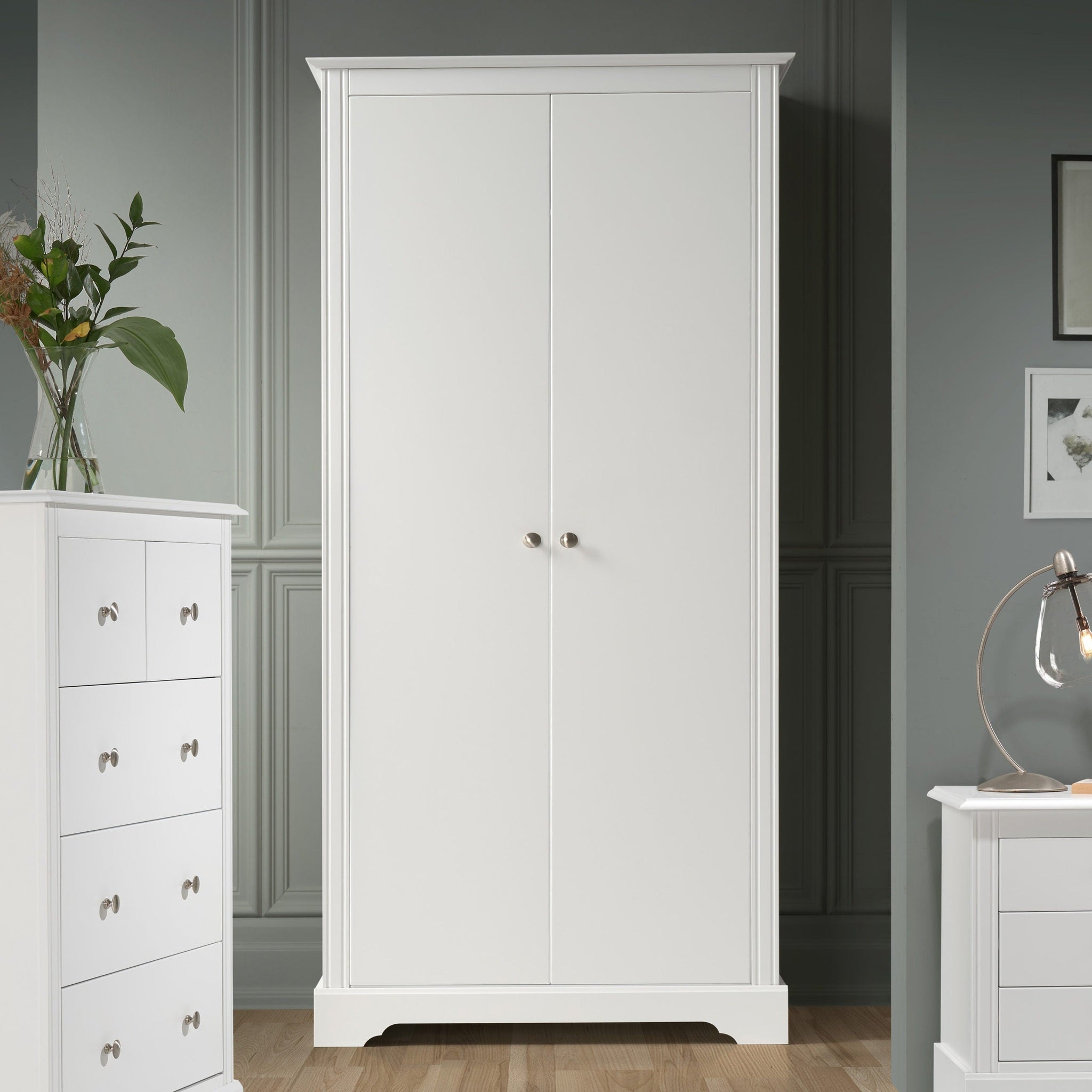 Stratford 2 Door Wardrobe - White