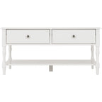 Stratford 2 Drawer Coffee Table - White