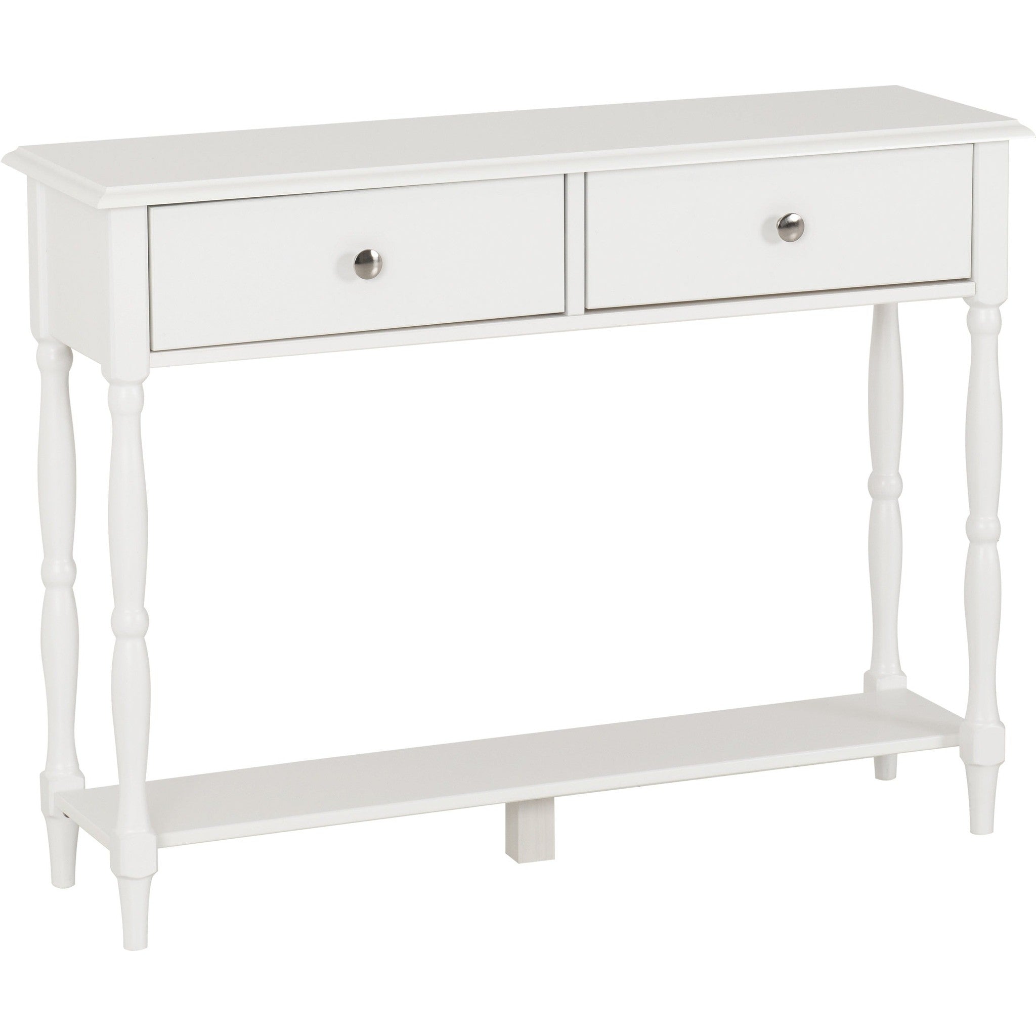 Stratford 2 Drawer Console Table - White