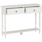 Stratford 2 Drawer Console Table - White