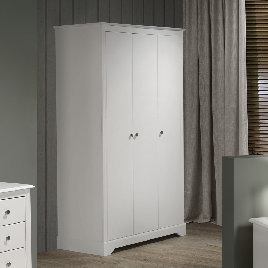 Stratford 3 Door Wardrobe - White