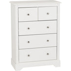 Stratford 3+2 Drawer Chest - White