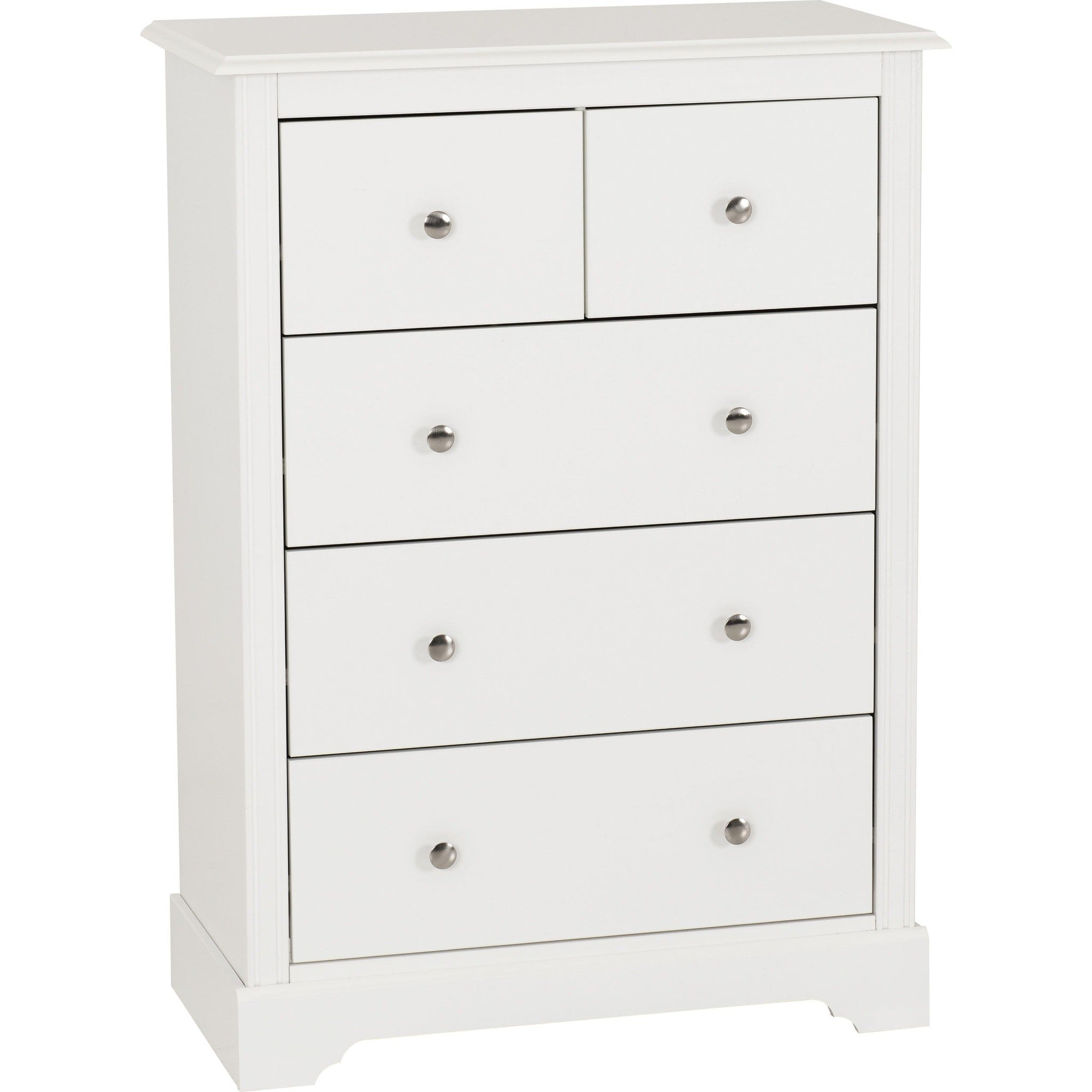 Stratford 3+2 Drawer Chest - White