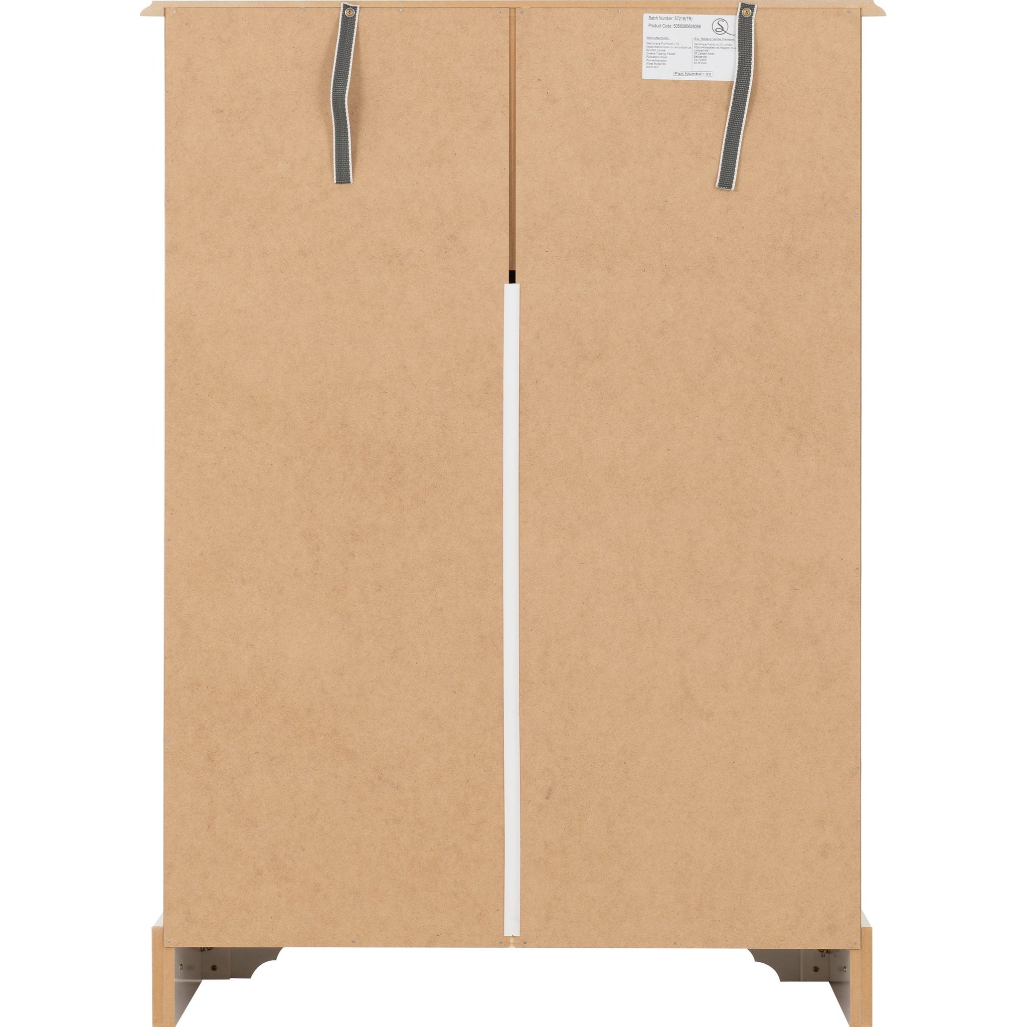 Stratford 3+2 Drawer Chest - White