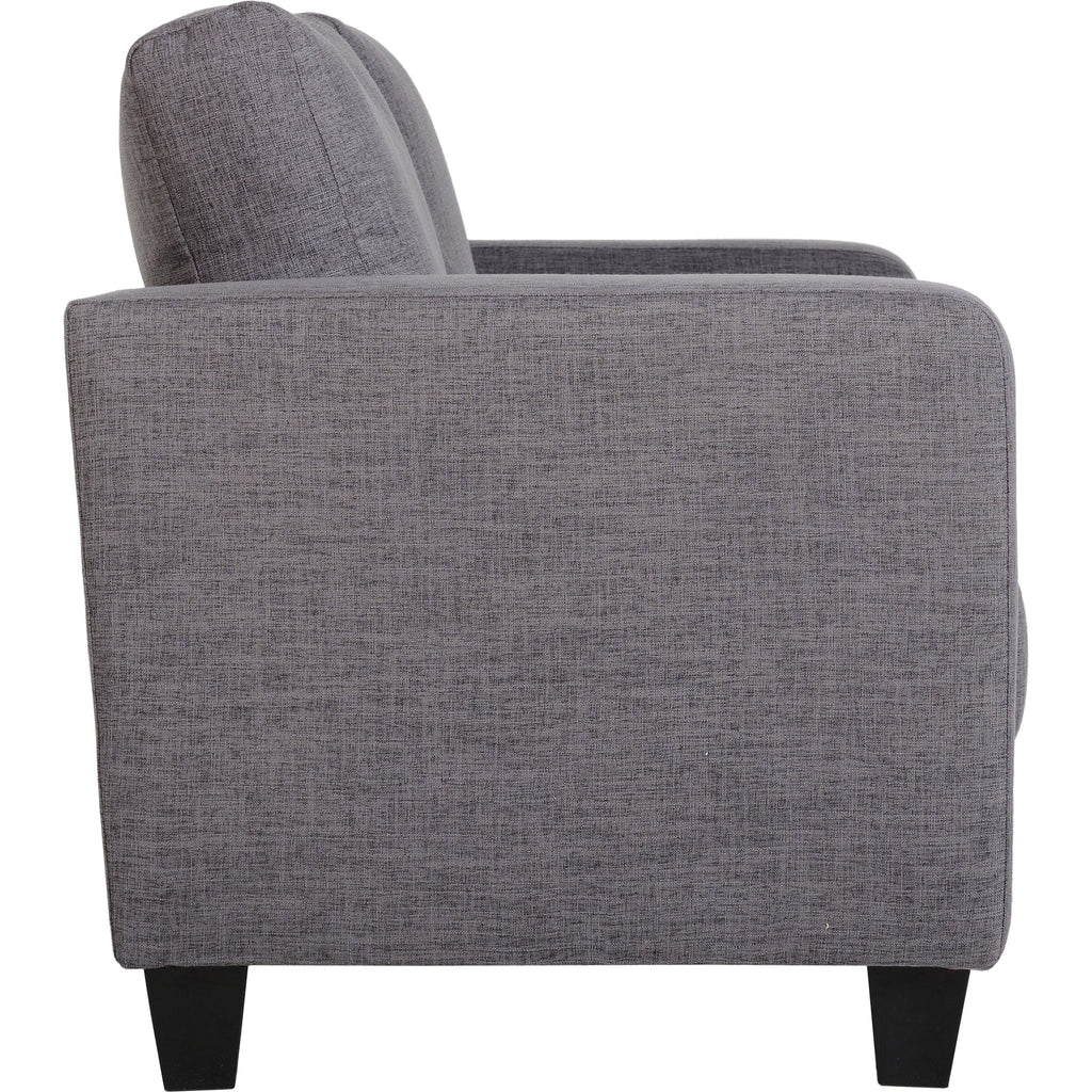 Tempo Two Seater Sofa - Grey Fabric