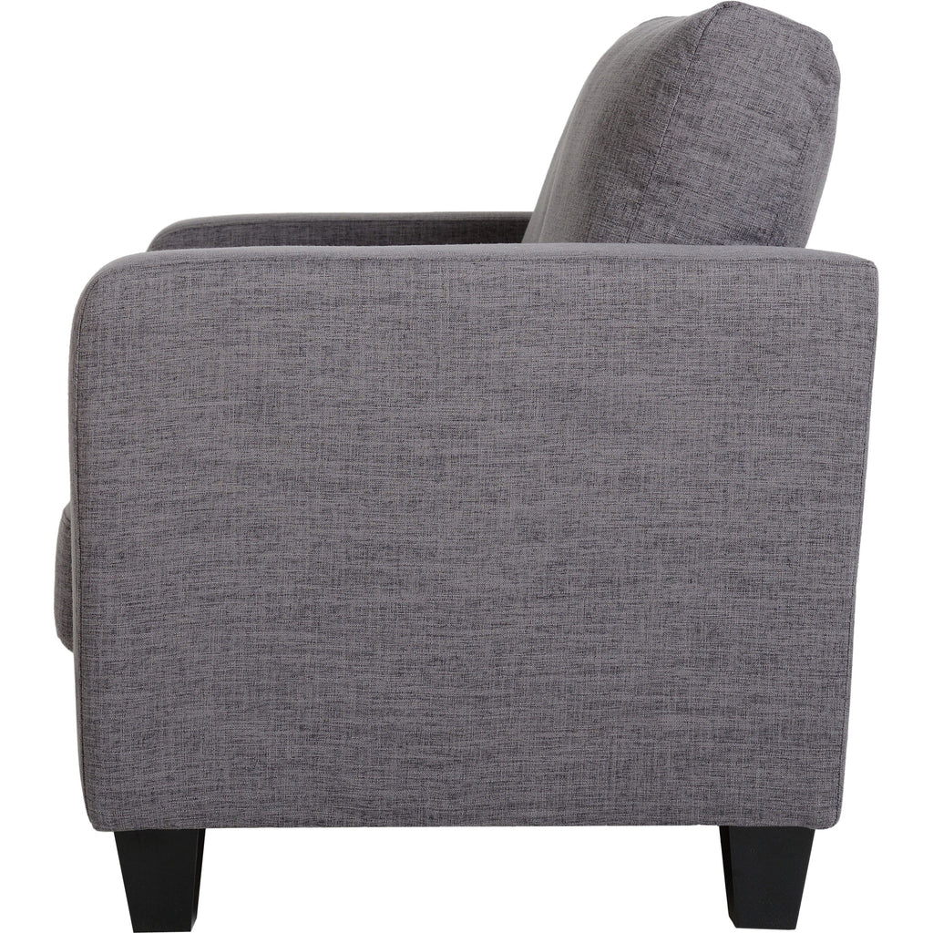 Tempo Two Seater Sofa - Grey Fabric