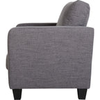 Tempo Two Seater Sofa - Grey Fabric