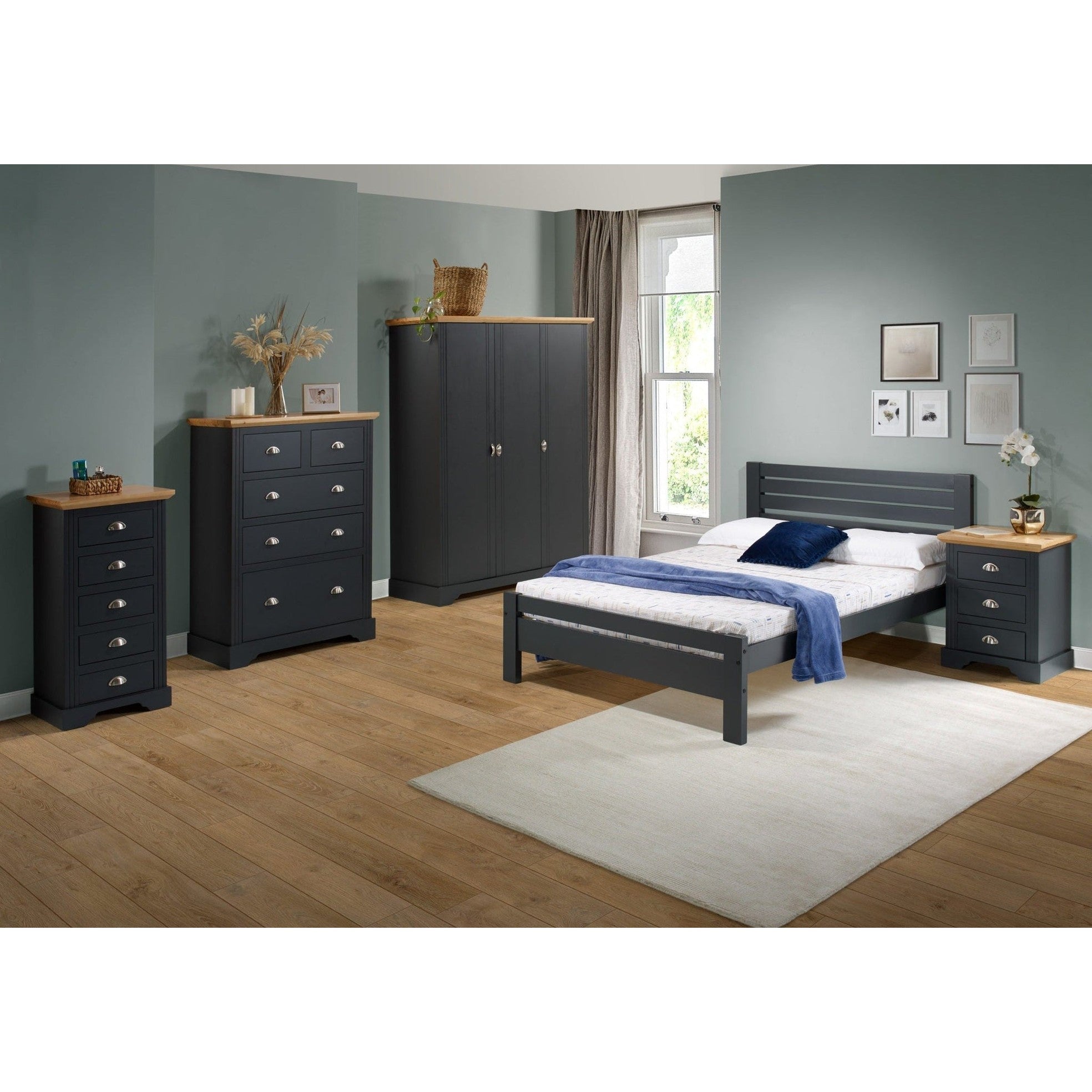 Toledo 5' Bed - Dark Grey