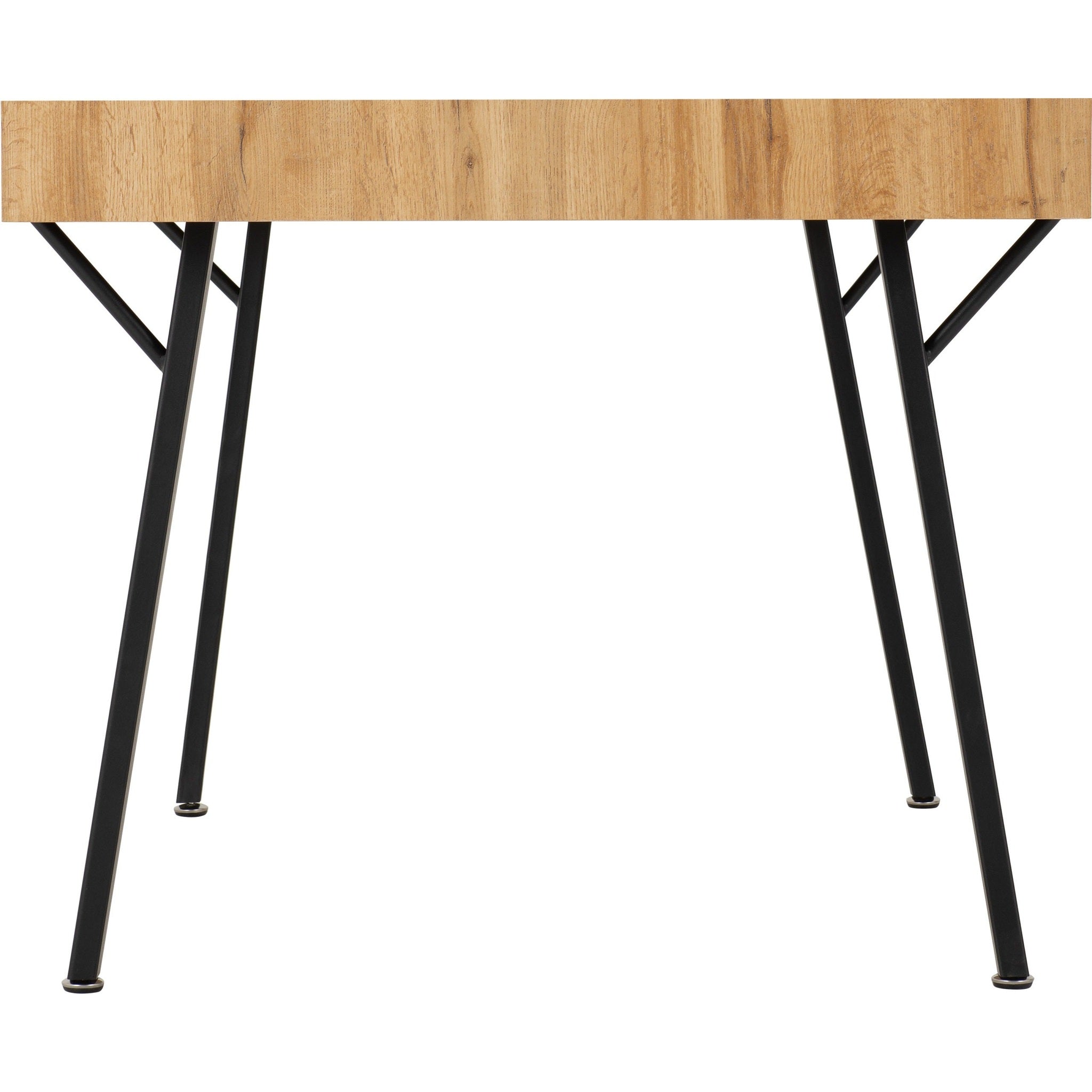 Treviso & Quebec Dining Set X4 Chairs - Light Oak Effect/Grey Pu
