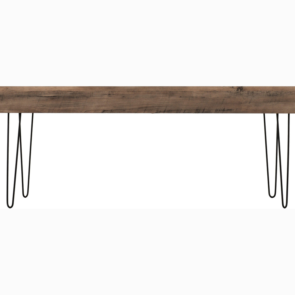 Troy Coffee Table - Medium Oak Effect/Black