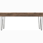 Troy Coffee Table - Medium Oak Effect/Black