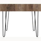 Troy Coffee Table - Medium Oak Effect/Black