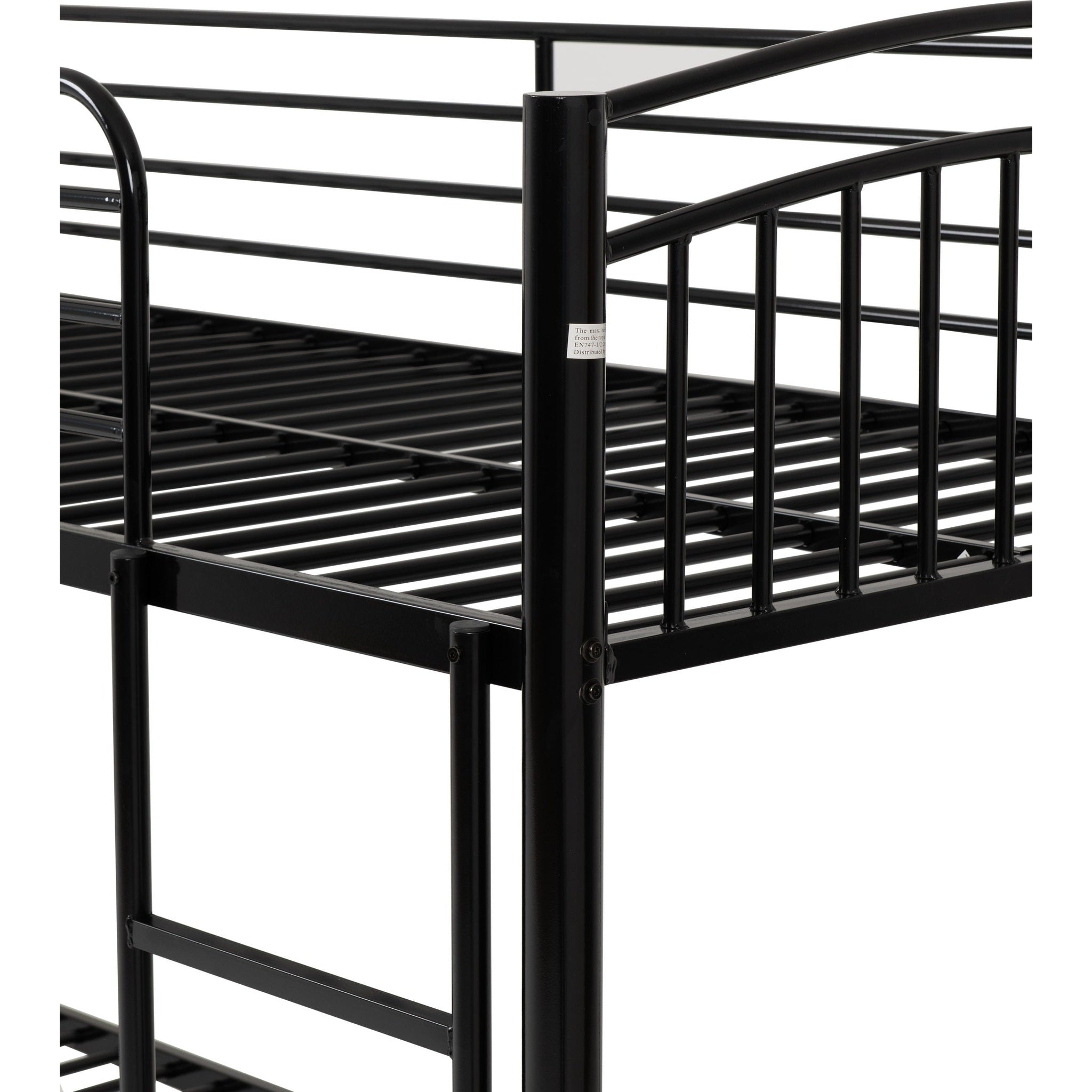 Ventura 3' Bunk Bed - Black
