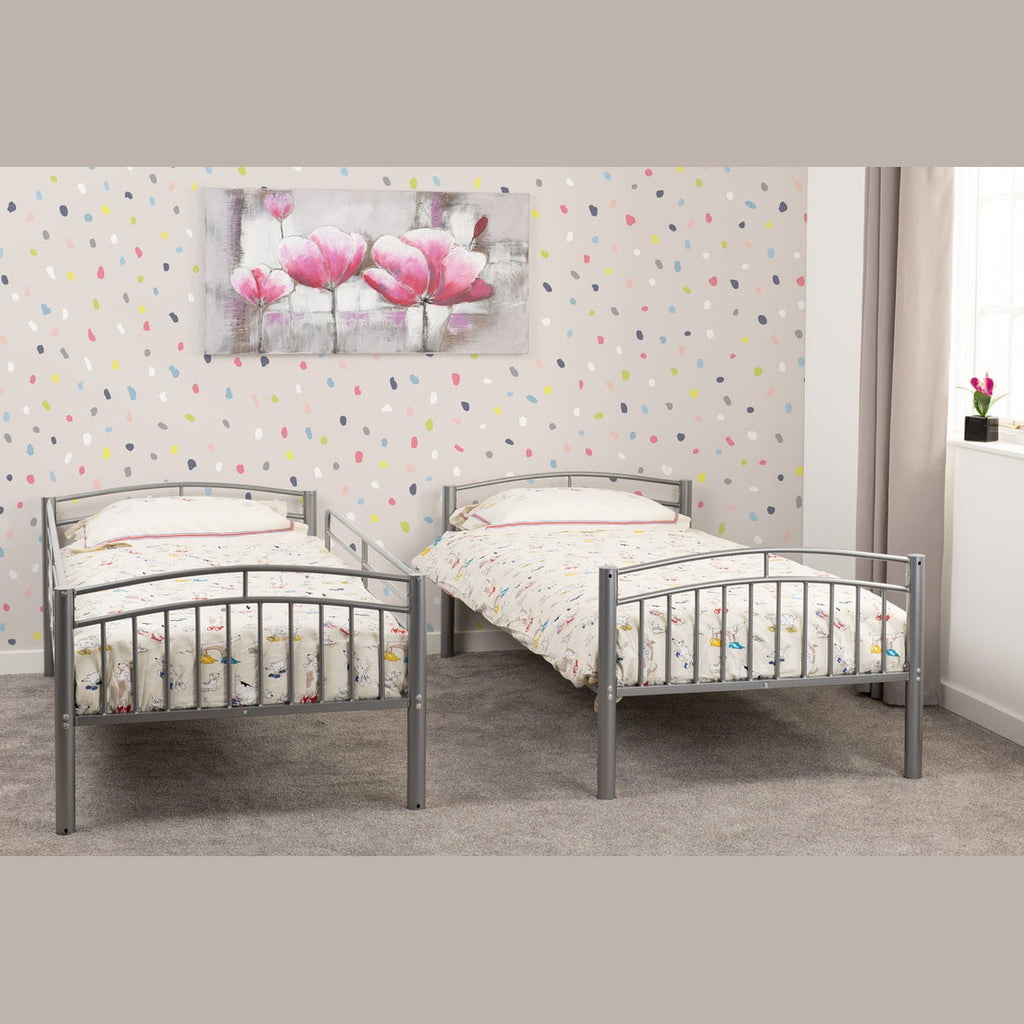 Ventura 3' Bunk Bed - Silver