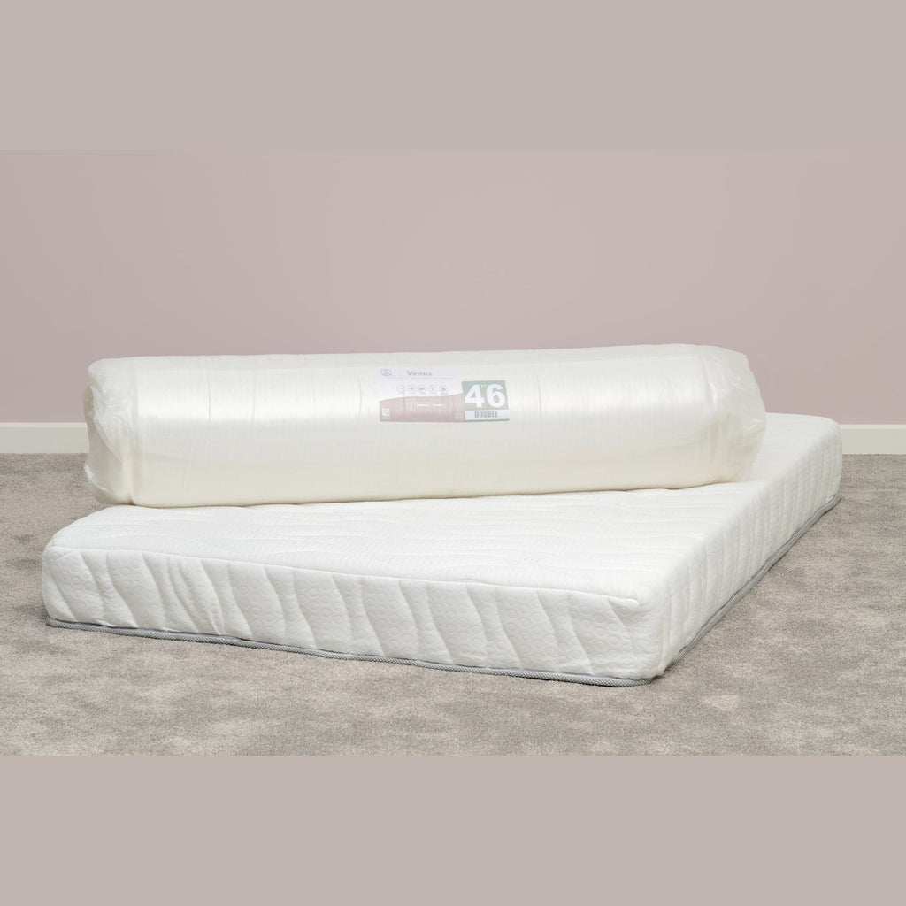 Venus 5' Memory Cool Rolled Mattress - White Fabric