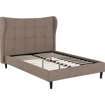 Verona 5' Bed - Brown Fabric