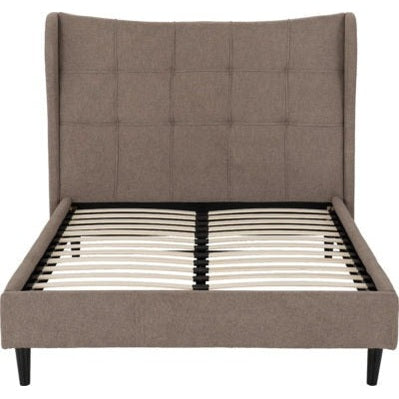 Verona 5' Bed - Brown Fabric