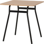 Warren 1+2 Dining Set - Russet Oak Effect/Black