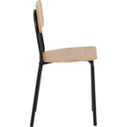 Warren 1+2 Dining Set - Russet Oak Effect/Black
