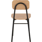 Warren 1+2 Dining Set - Russet Oak Effect/Black
