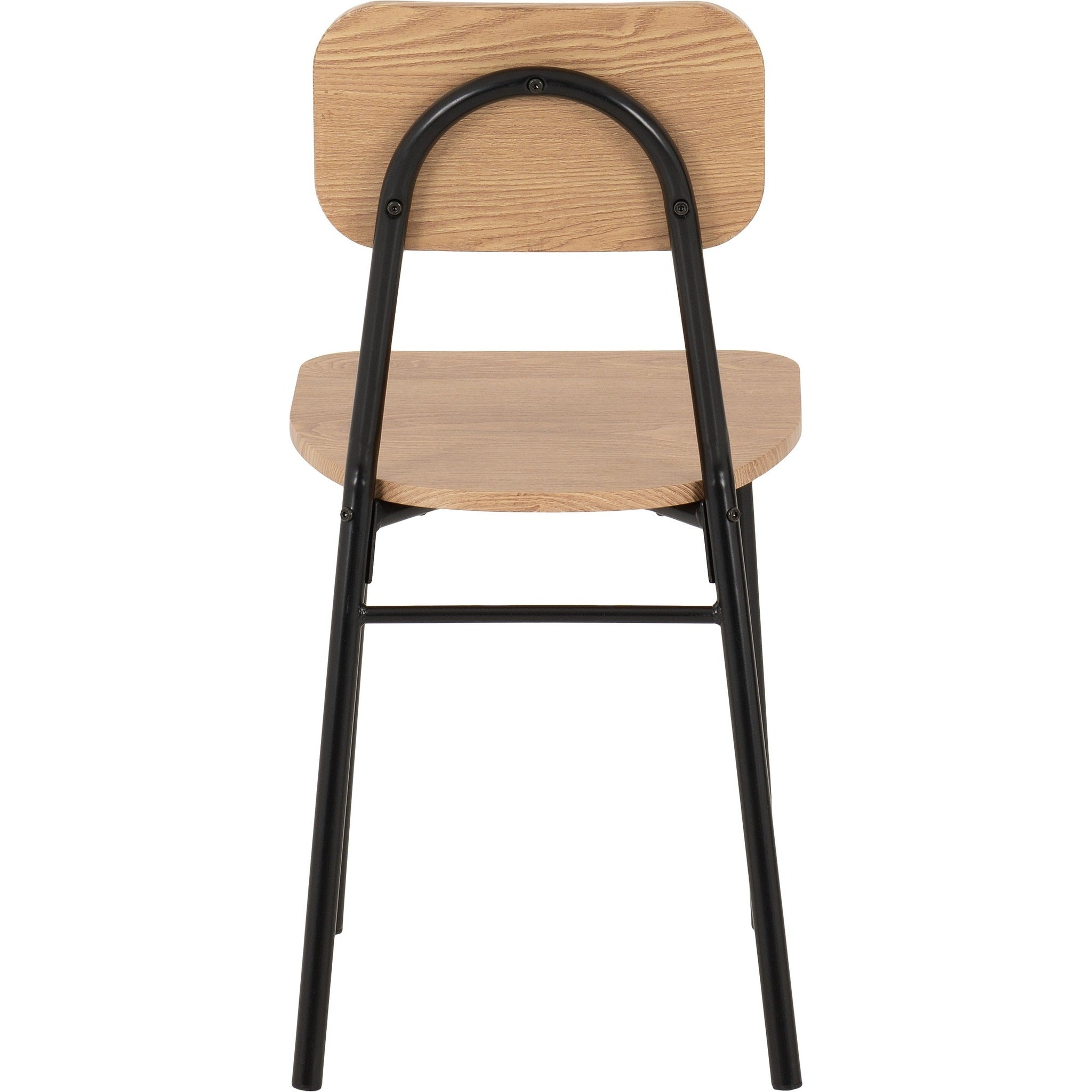 Warren 1+2 Dining Set - Russet Oak Effect/Black