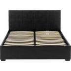 Waverley 4' Storage Bed - Black Pu