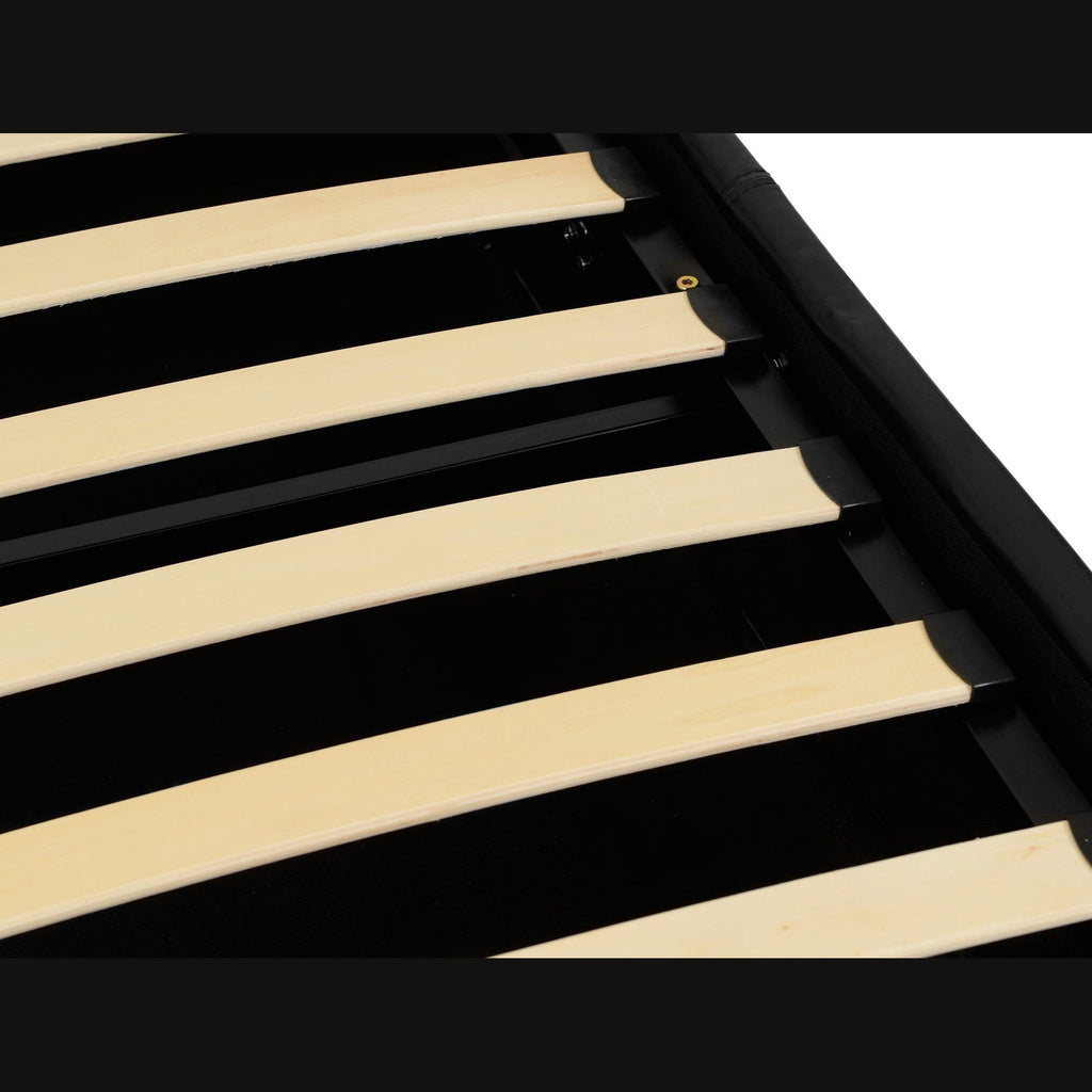 Waverley 4' Storage Bed - Black Pu