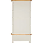 Windsor 2 Door 1 Drawer Wardrobe - Ivory/Oak