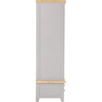 Windsor 2 Door 1 Drawer Wardrobe - Pebble Grey/Oak