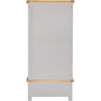 Windsor 2 Door 1 Drawer Wardrobe - Pebble Grey/Oak