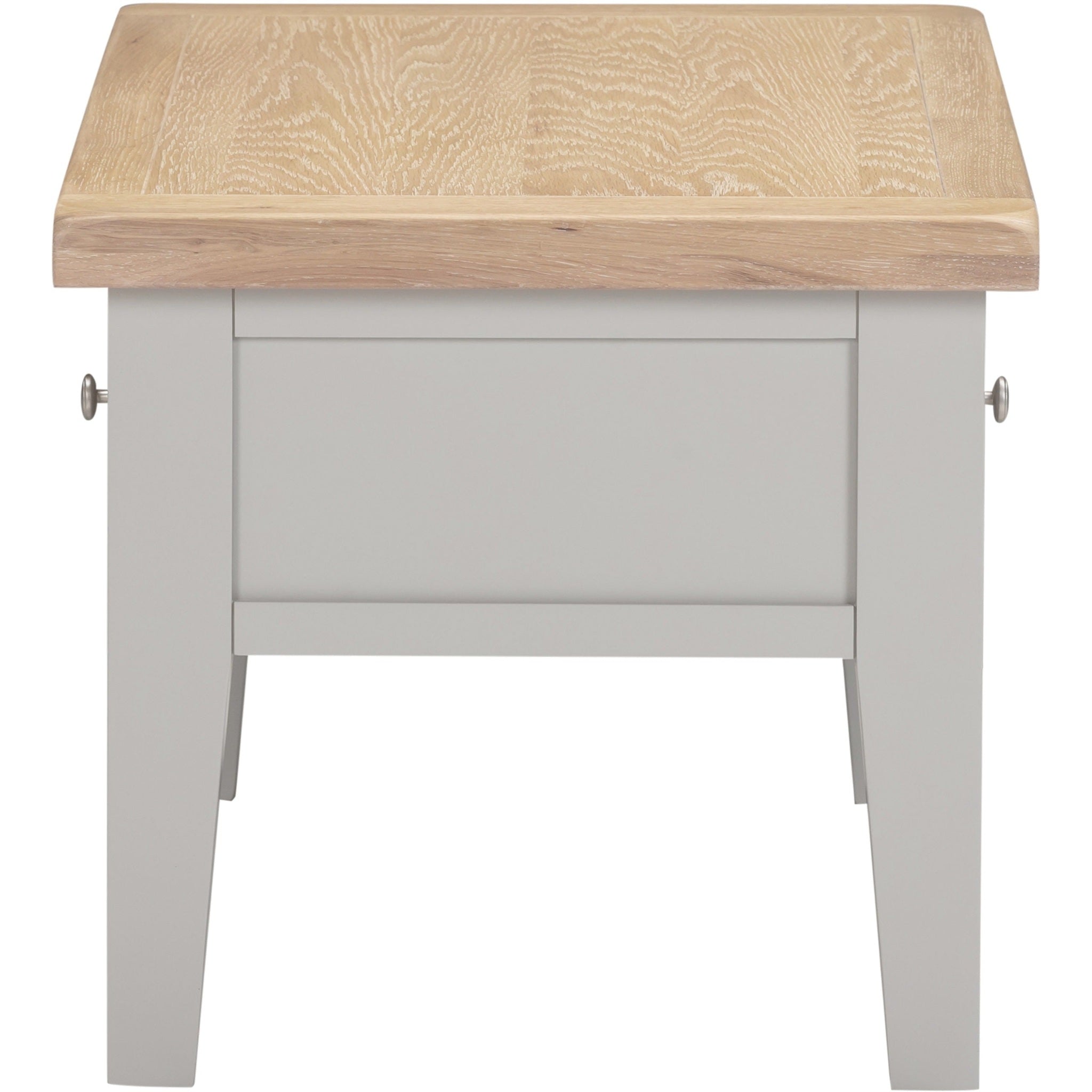 Windsor 2 Drawer Coffee Table - Pebble Grey/Oak